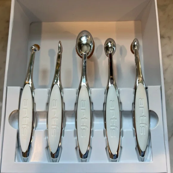 ELITE COLLECTION Mirror Finish アーティス Elite Precision Pair Brushes + Case, Set | Artis